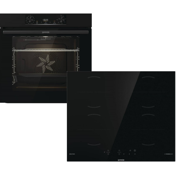 Фото - Дух.шафа + індукційна поверхня Gorenje BOP6737E02BK + GI6401BSCE