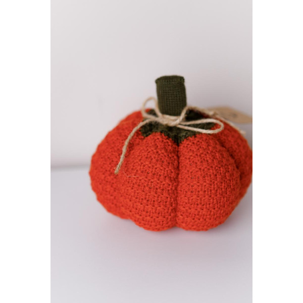 Фото - Подушка декоративна Прованс Pumpkin помаранчевий 25 см (040271)