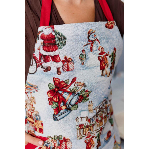 Фото - Фартух Прованс Новорічний гобеленовий Carousel (041937)