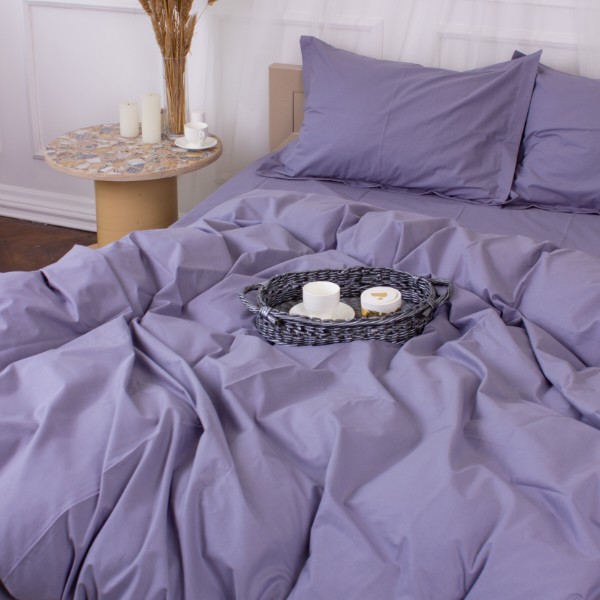 Фото - Комплект постільної білизни MirSon Poplin Line 056 Smoky 160 x 220 см (2200006279037)