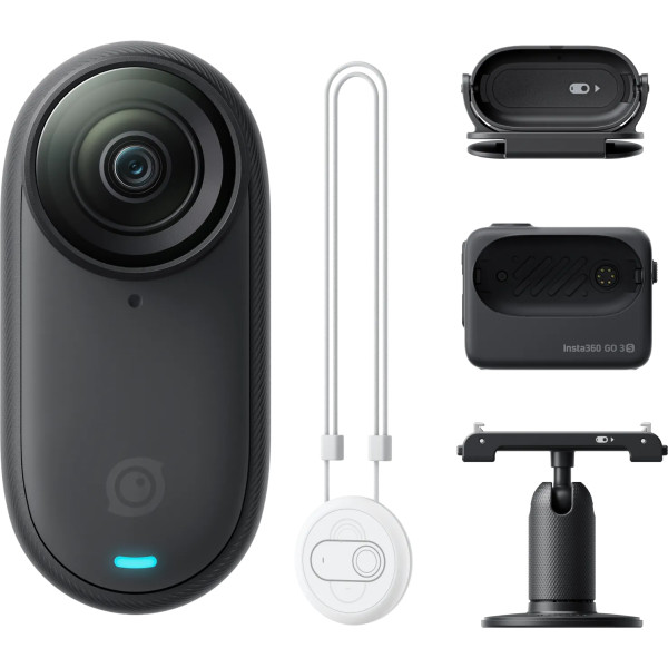 Фото - Екшн-камера Insta360 GO 3S Standard Edition Midnight Black 64GB (CINSAATAGO3S14)