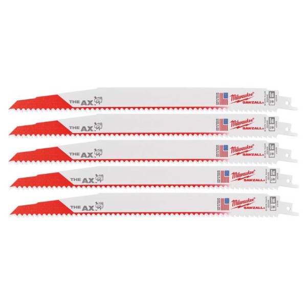 Фото - Полотно Milwaukee AX FANG TIP 300х5,0 мм 5 шт. (48475027)