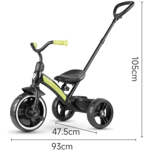 Фото - Триколісний велосипед Qplay Elite+ Green (T180-5Elite+Green)