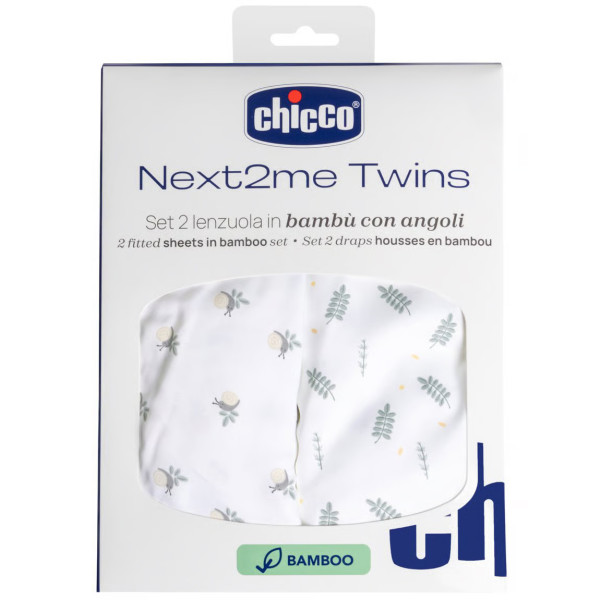 Фото - Простирадло дитяче Chicco Next2Me Twins 2 шт. (01126.35)