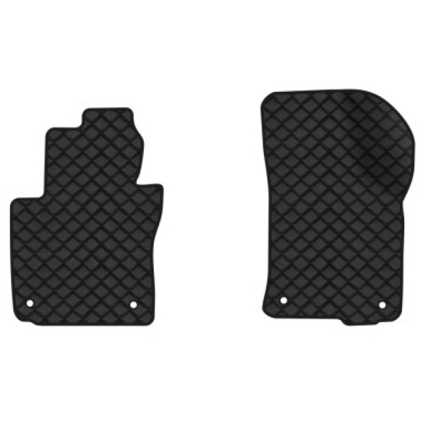 Фото - Коврики из экокожи в салон авто передние EVAtech для Octavia A5 (MT, 8 clips) Skoda 2004-2013 2 поколение Liftback EU (SK12150AB2AV4BBB)