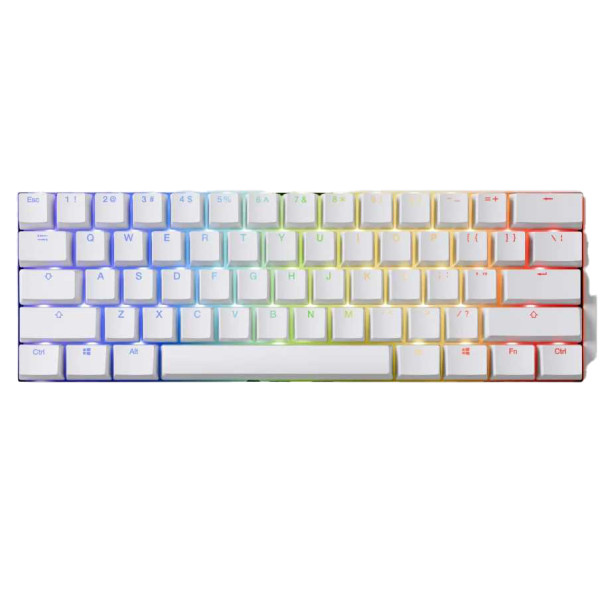 Фото - Клавиатура беспроводная игровая Ducky One X Mini(60%) White (ON2461AST3-DAUSPDOECL2WW1)