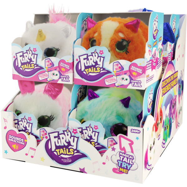 Фото - Інтерактивна іграшка Furry Tails MINI Зелений Дракон (FURR002-DRB)