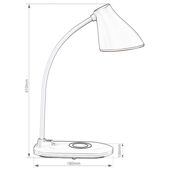 Фото - Настільна лампа FunDesk LC6 Pink