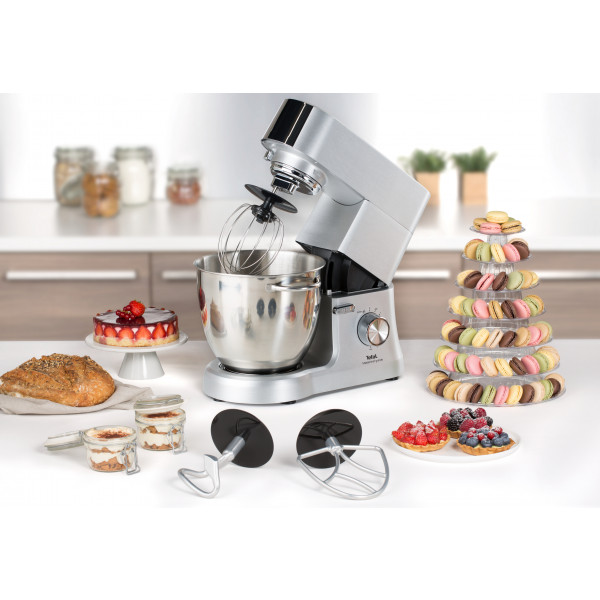 Фото - Комплект техники Tefal Кухонная машина и комбайн + Форма для приготовления Tefal QB813D38 + J175S504 CERAMIK 5 пр.
