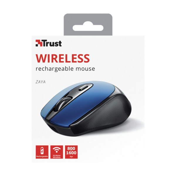 Фото - Миша бездротова Trust Zaya Rechargeable WL USB Blue (24018)