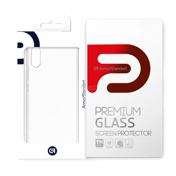 Фото - Чохол для смартфону Armorstandart Air for Xiaomi Air for Xiaomi Redmi 9A Transparent (ARM58049) + захисне скло