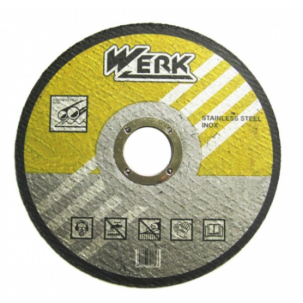 Фото - Круг відрізний по металу Werk 180х1,6х22,2 мм (WE201108/4131714)