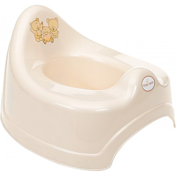 Фото - Горщик дитячий Tega Baby Ведмедики Бежевий (MS-001-119)