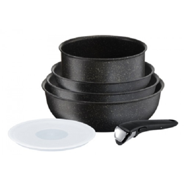Фото - Набор посуды со съемной ручкой Tefal L6719452 Ingenio Authentic 6 пр