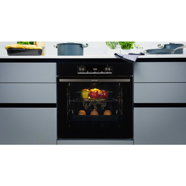 Фото - Духова шафа + варильна поверхня газова Gorenje BO6735E02BK + G641EB