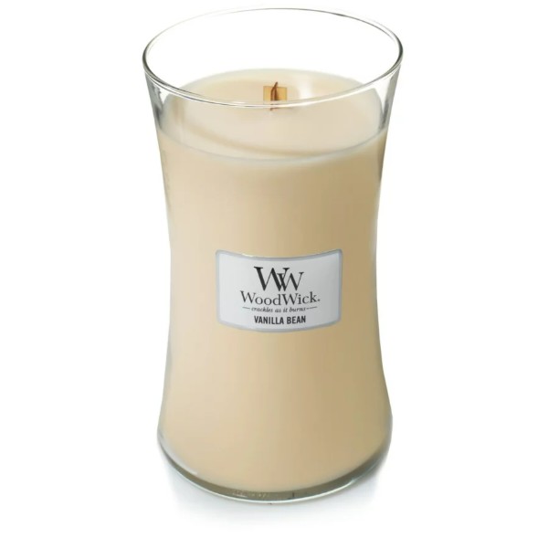 Фото - Свеча стекло Woodwick Large Vanilla Bean (Ванильные бобы) 609г (93112E)