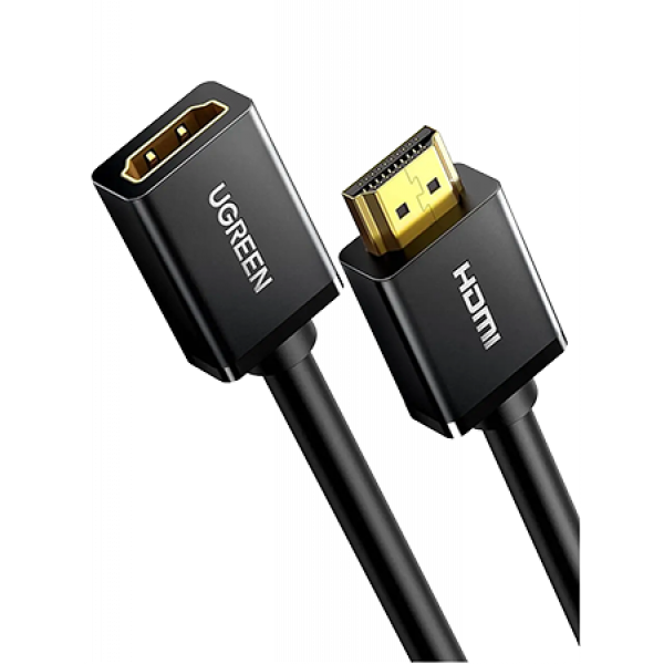 Фото - Кабель HDMI UGREEN HD107 Male to Female Extension Cable 0.5m Black (10140)