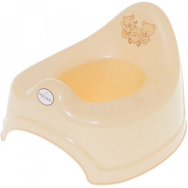 Фото - Горщик дитячий Tega Baby Ведмедики Бежевий (MS-001-119)