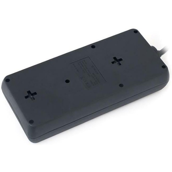 Фото - Мережевий фільтр REAL-EL RS-8 Protect 5m Black (EL122300024)
