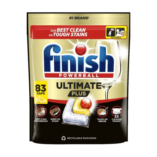 Фото - Таблетка для посудомоечной машины Finish Ultimate Plus Лимон, 83 шт