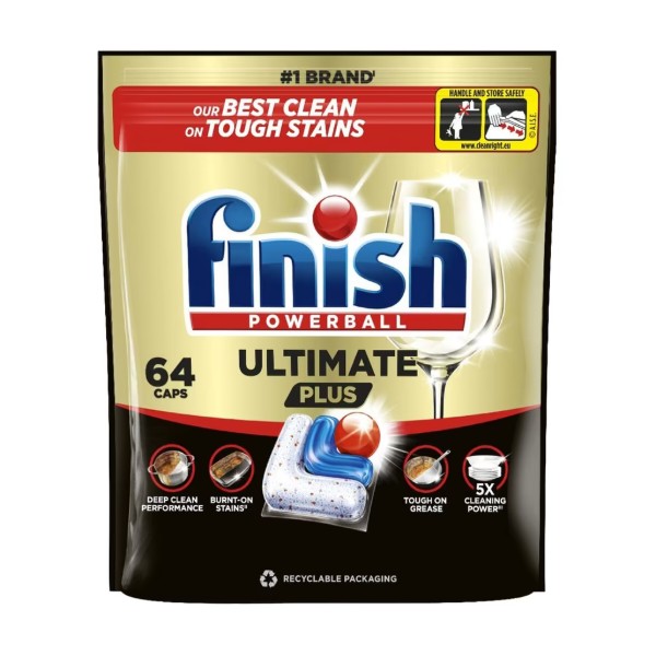 Фото - Таблетка для посудомоечной машины Finish Ultimate Plus, 64 шт