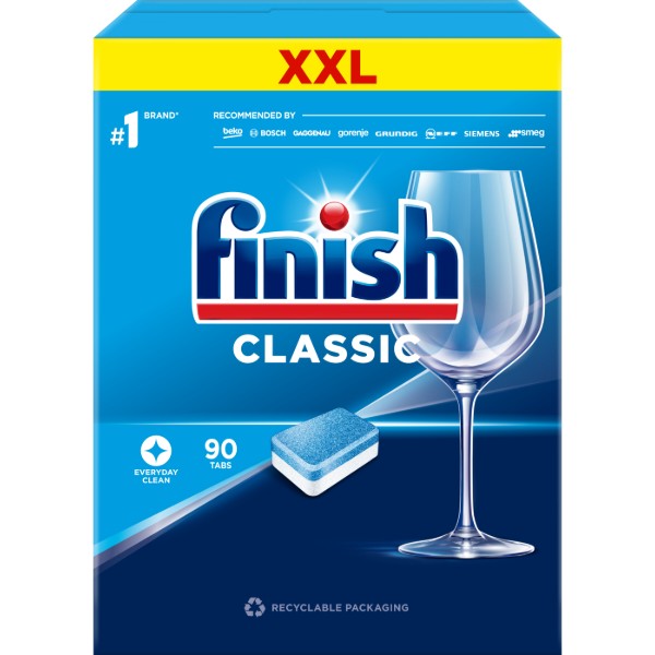 Фото - Таблетка для посудомоечной машины Finish Classic 90 шт. (4640018994470)