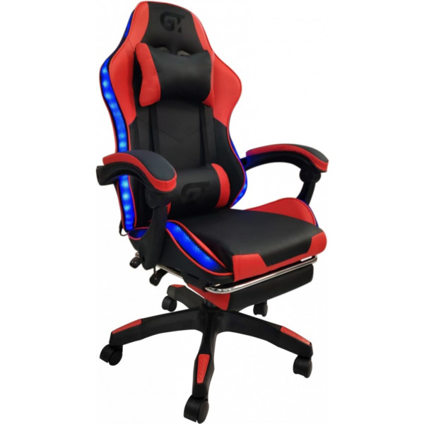 Фото - Крісло для геймерів GT Racer X-6031 Black/Red RGB