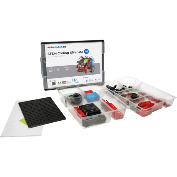 Фото - Пластиковий конструктор Fischertechnik STEM Robotics Coding Ultimate AI (FT-576108)
