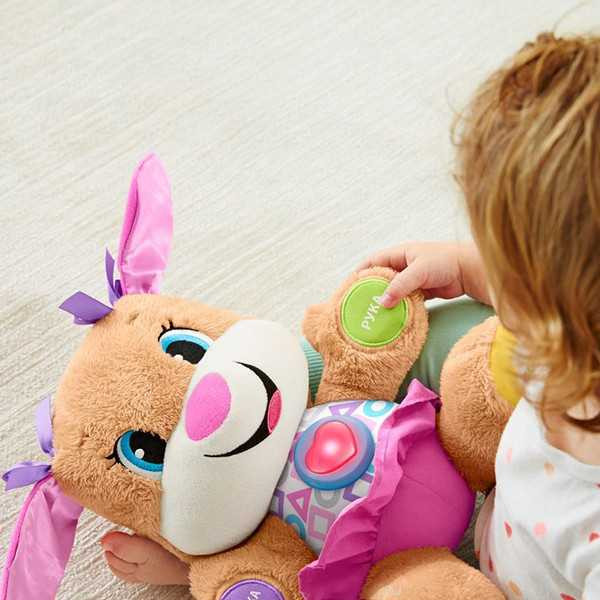Фото - Интерактивное животное Fisher-Price Сестричка Ученого щенка с технологией Smart Stages обновл. (рус.) (FPP81)