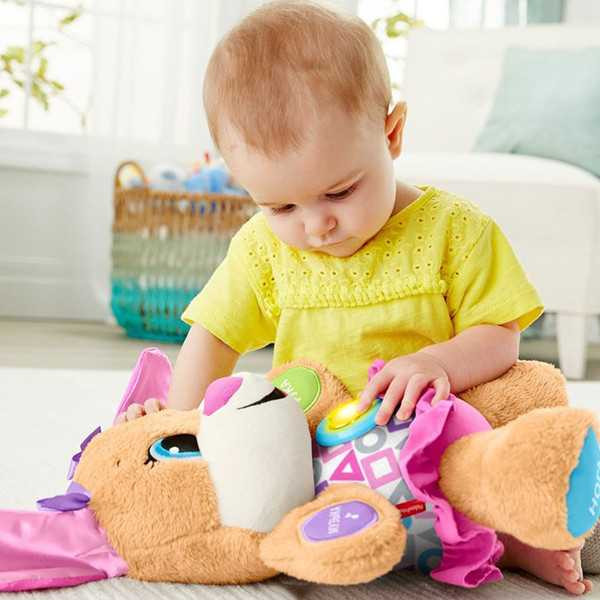 Фото - Интерактивное животное Fisher-Price Сестричка Ученого щенка с технологией Smart Stages обновл. (рус.) (FPP81)