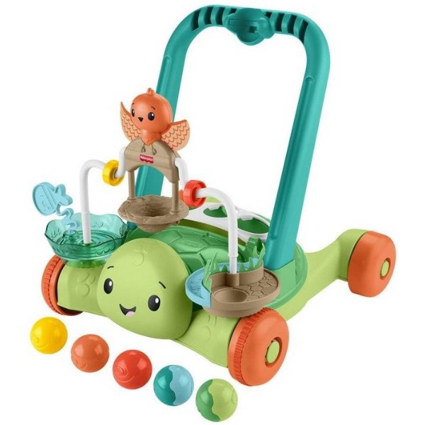 Фото - Интерактивные ходунки Fisher-Price Черепашка с шариками (JKD63)