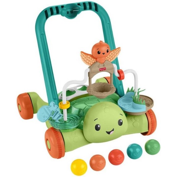 Фото - Интерактивные ходунки Fisher-Price Черепашка с шариками (JKD63)