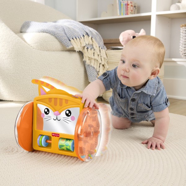 Фото - Інтерактивна каталка Fisher-Price Активне кошеня (JLF98)