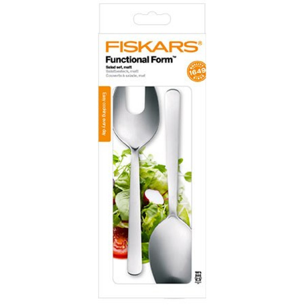 Фото - Набор принадлежностей для салата Fiskars Functional Form 2 пр. (1002960)
