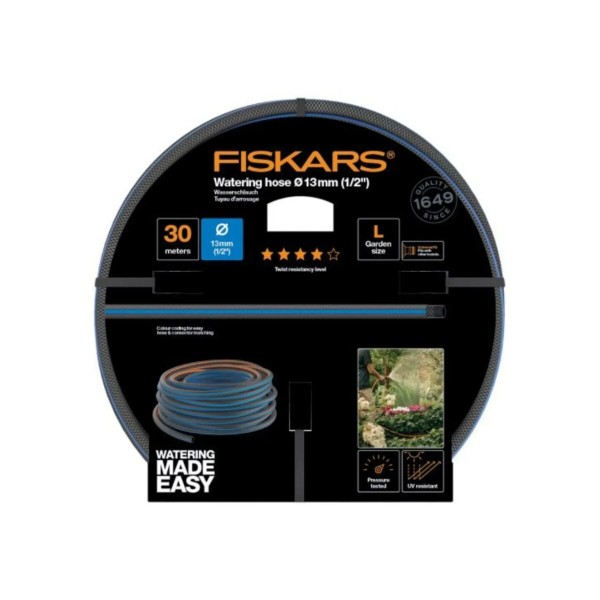 Фото - Шланг поливочный Fiskars 13мм (1/2") 30м Q4 Watering (1027105)