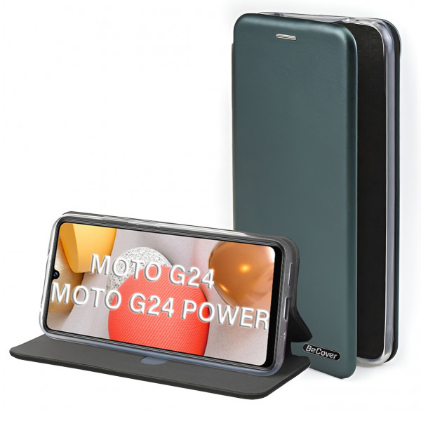 Фото - Чохол для смартфону BeCover Exclusive for Motorola Moto G24/G24 Power Dark Green (710728)