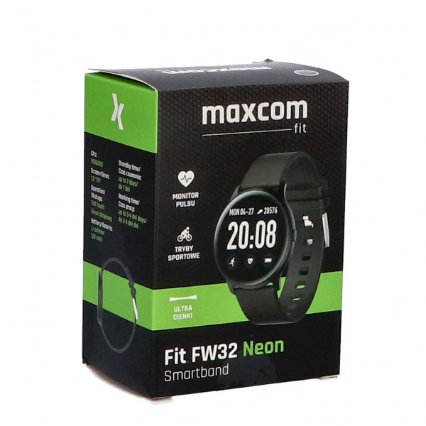 Фото - Смарт-годинник Maxcom Fit FW32 Neon Black