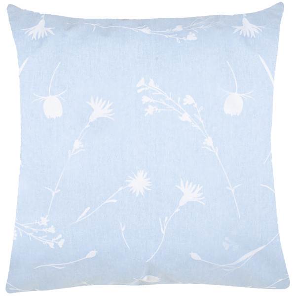 Фото - Наволочка Home Line Бязь Щ140 ВОЛОШКИ білі на блакитному 70х70 (173853)