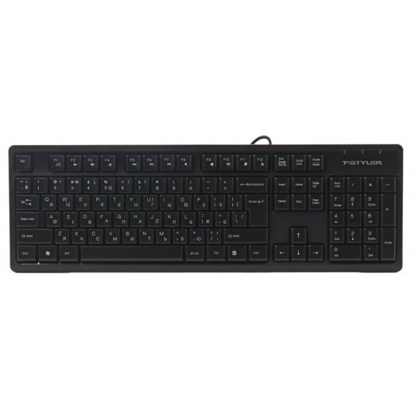 Фото - Клавіатура дротова A4tech FK12 (Black)
