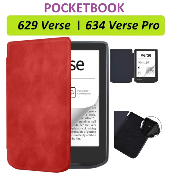 Фото - Чохол для електронної книги BeCover Smart Case for PocketBook 629 Verse/634 Verse Pro 6" Red (710979)