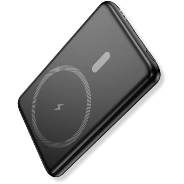 Фото - Батарея мобильная HOCO J140A Tony Magnetic MagSafe 15W + PD20W (5000 mAh) Black (714866)