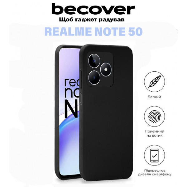 Фото - Чехол для смартфона BeCover for Realme Note 50 Black (711181)