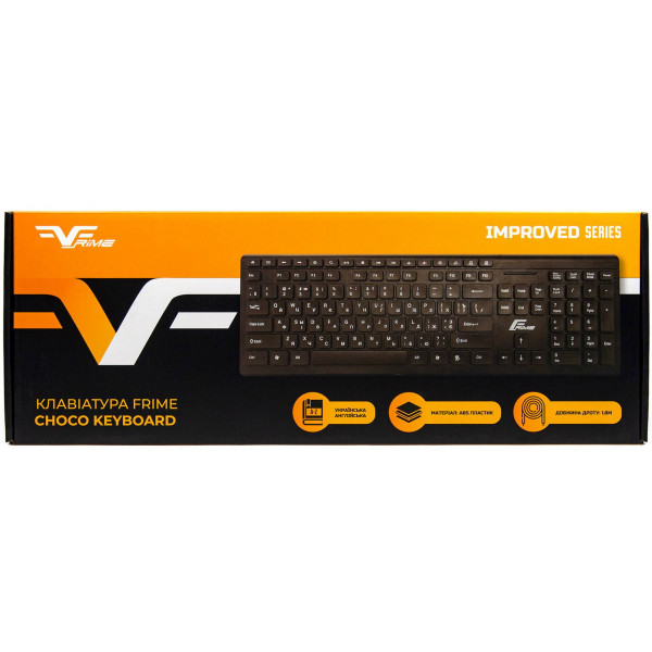 Фото - Клавіатура дротова Frime Choco Black USB (FKBB0223)