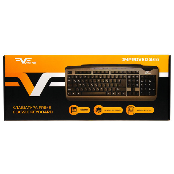 Фото - Клавиатура проводная Frime Classic Black USB (FKBB0323)