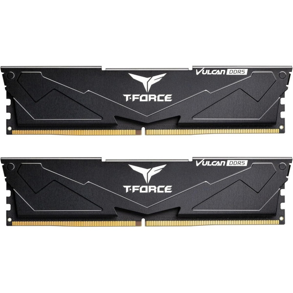 Фото - Память DDR Team DDR5 2x16GB/6000 T-Force Vulcan Black (FLBD532G6000HC38JDC01)