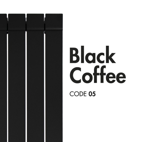 Фото - Радіатор опалення Nova Florida LEDRO S/90 1800 мм BLACK COFFEE 3 секції (81FLE05403)