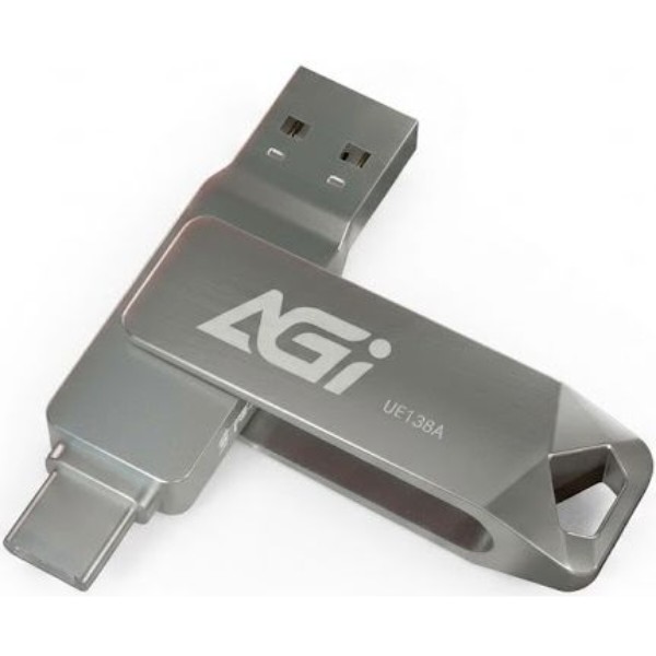 Фото - Флеш USB AGI USB Flash UE138A 32GB Dual Drive USB-C & USB-A USB 3.2 Gen1 Metal, Retail (AGI032G32UE138A-RT)