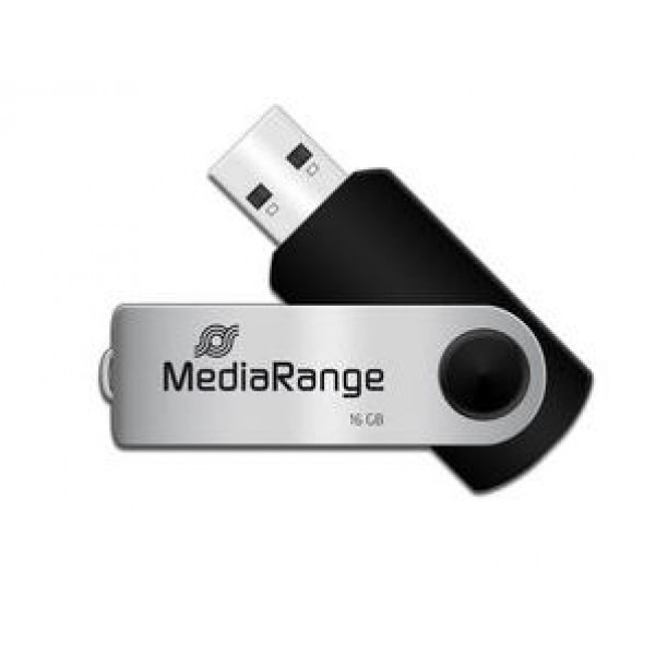 Фото - Флеш USB MediaRange USB2.0 16GB Black/Silver (MR910) Фото - Флеш USB MediaRange USB2.0 16GB Black/Silver (MR910)