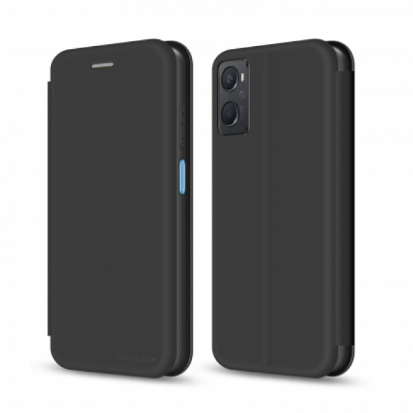 Фото - Чохол для смартфону MakeFuture Flip Soft-Touch PU Oppo A96 Black (MCP-OPA96BK)