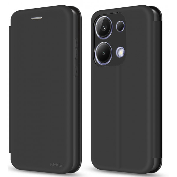 Фото - Уцінка - Чохол для смартфону MAKE Flip Xiaomi Redmi Note 13 Pro 4G Black (MCP-XRN13P4G)
